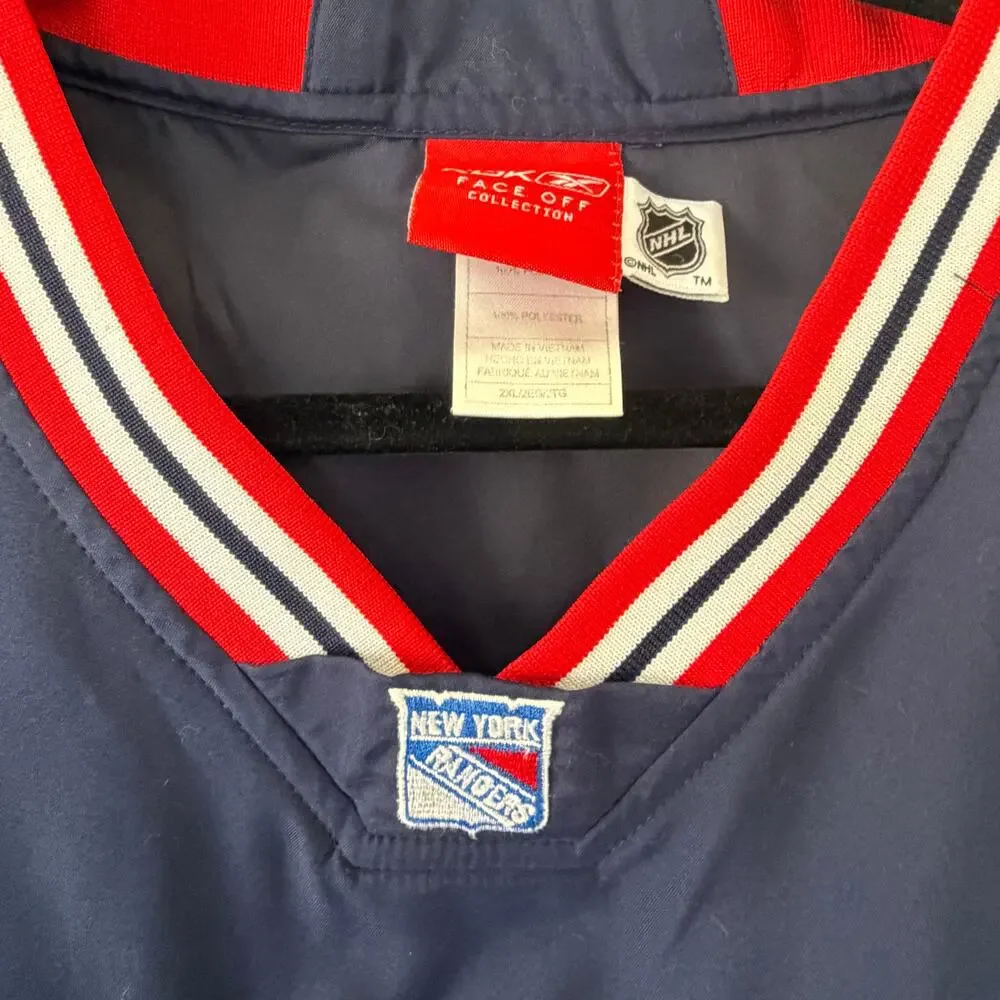 New York Rangers Hockey windbreaker pullover 2XL